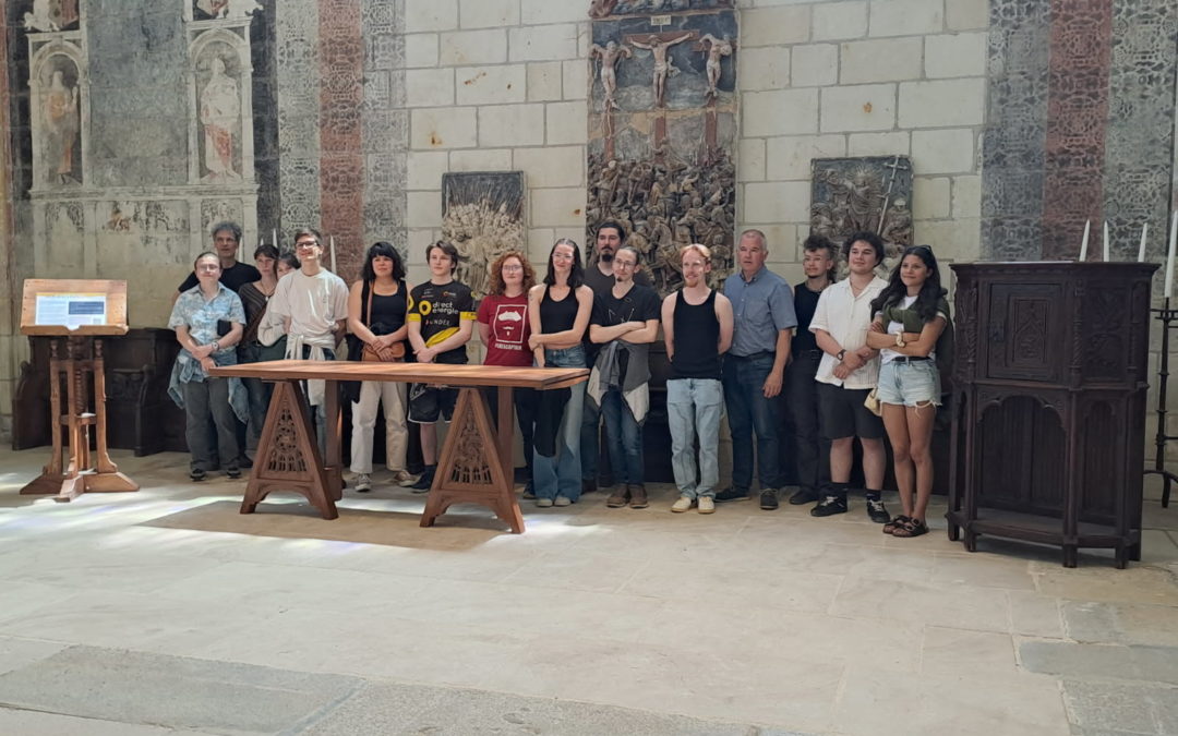 QUAND NOS ÉLÈVES MEUBLENT LE CHÂTEAU D’ANGERS